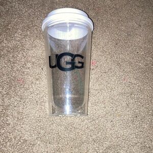 UGG Clear Travel Tumbler with White Lid